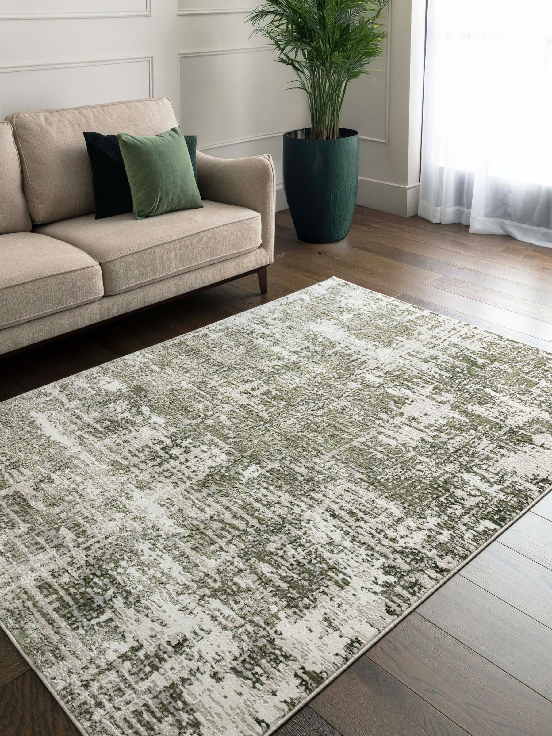 Asiatic Rugs Green Stellar Texture Rug