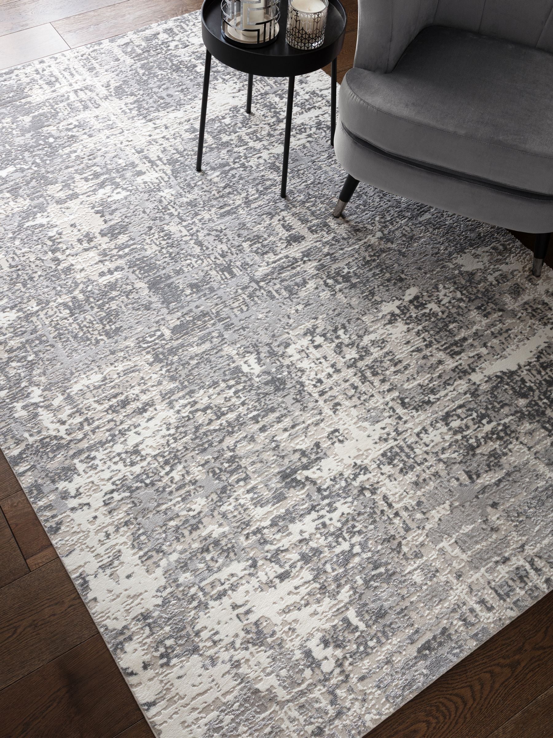 Asiatic Rugs Stellar grey texture rug, imported from the UK