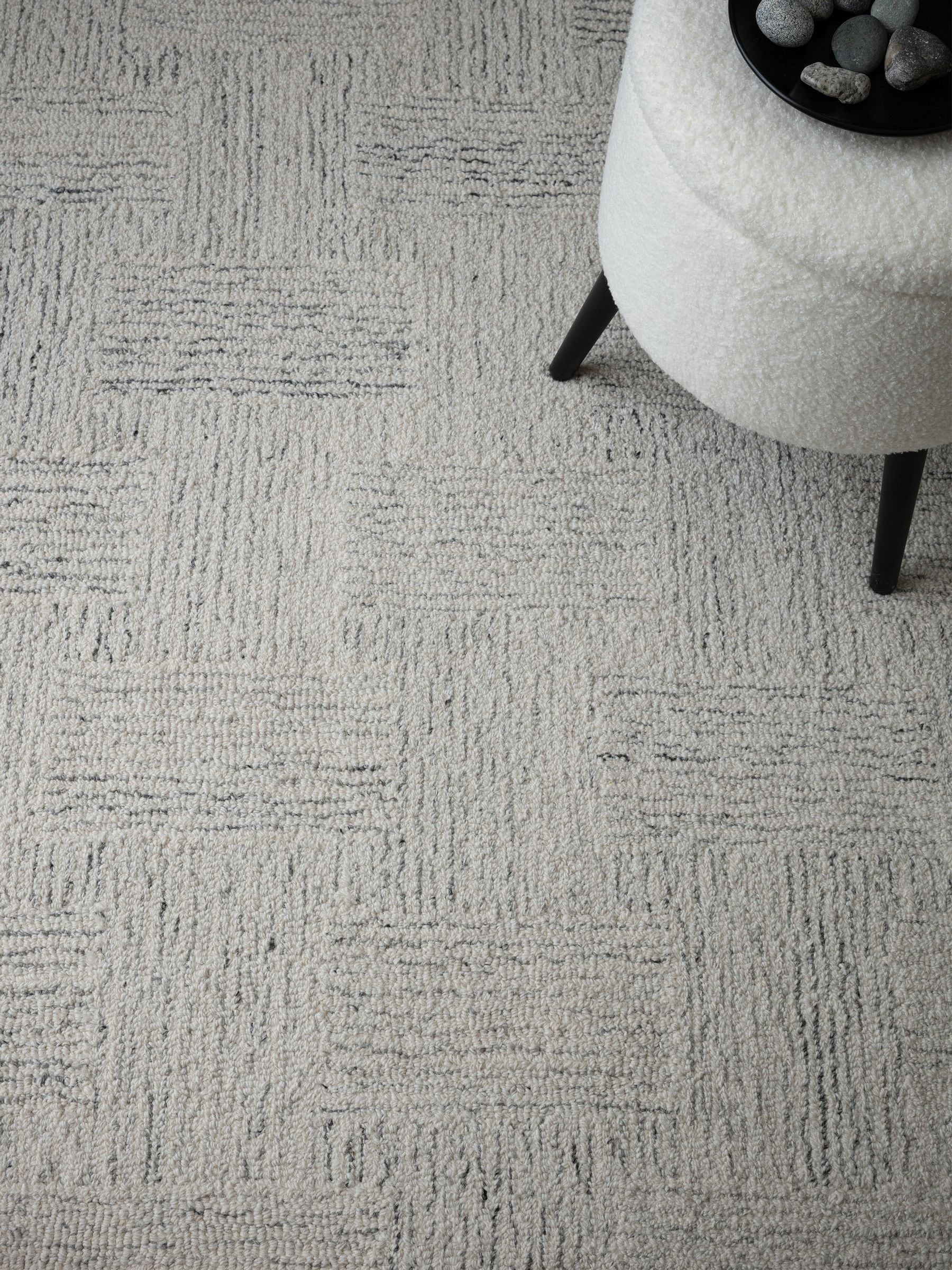 Asiatic Rugs Theodore Hatch rug white/black, UK version