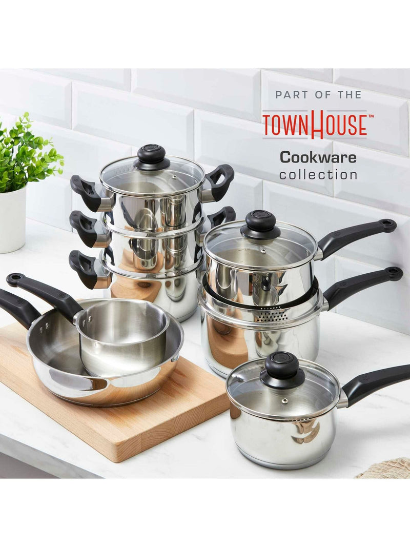 Swan 5 piece stainless steel cookware set (British brand)