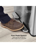 Swan stainless steel 60L recycling bin with 2x30L compartments (British brand)