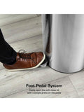 Swan Stainless Steel Round Pedal Bin 30L (British brand)