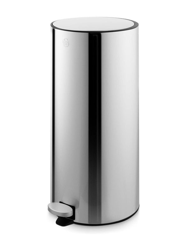 Swan Stainless Steel 30L Round Pedal Bin