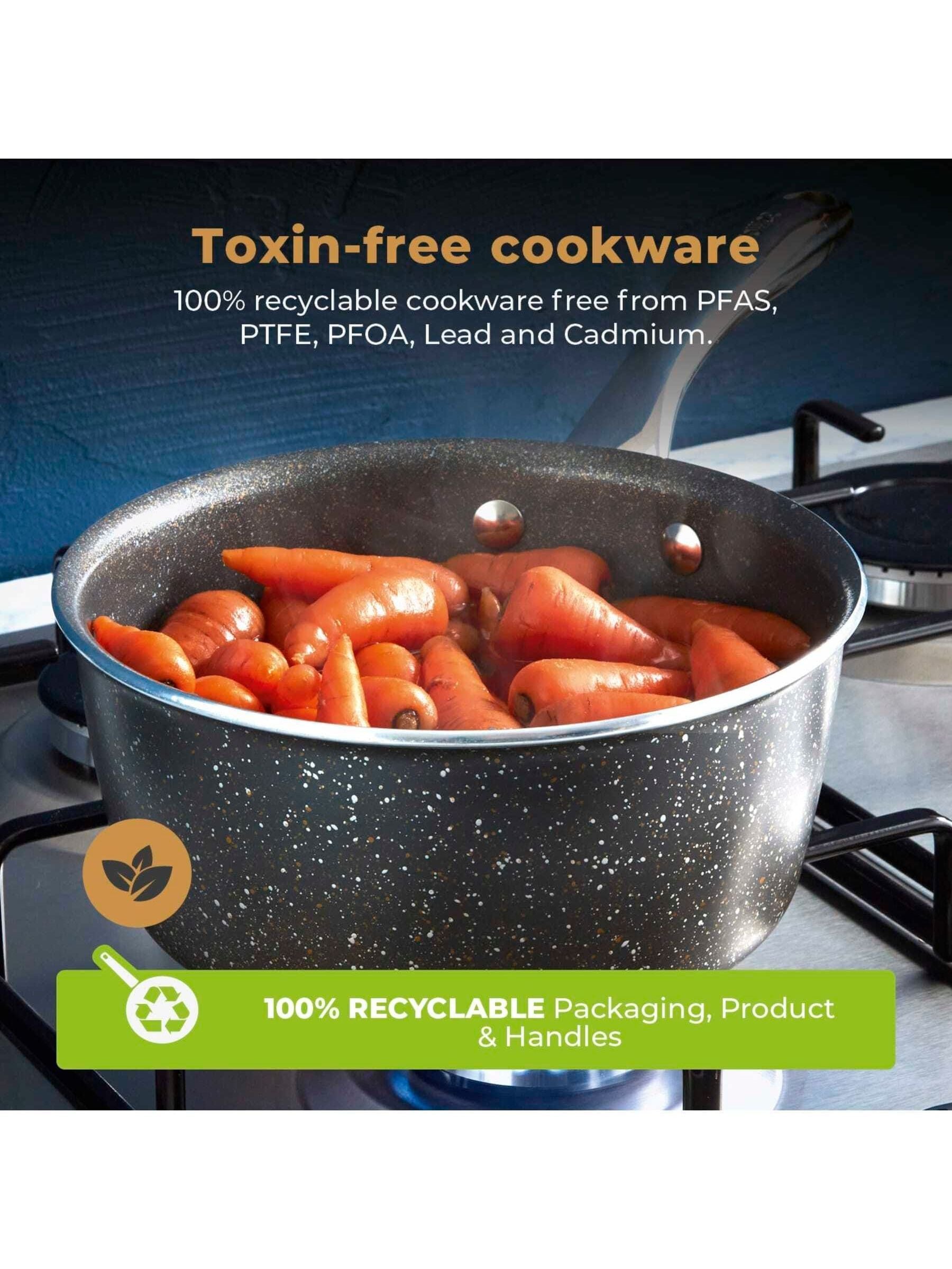 Tower Graphite Cerastone Pro 18cm saucepan (British brand)