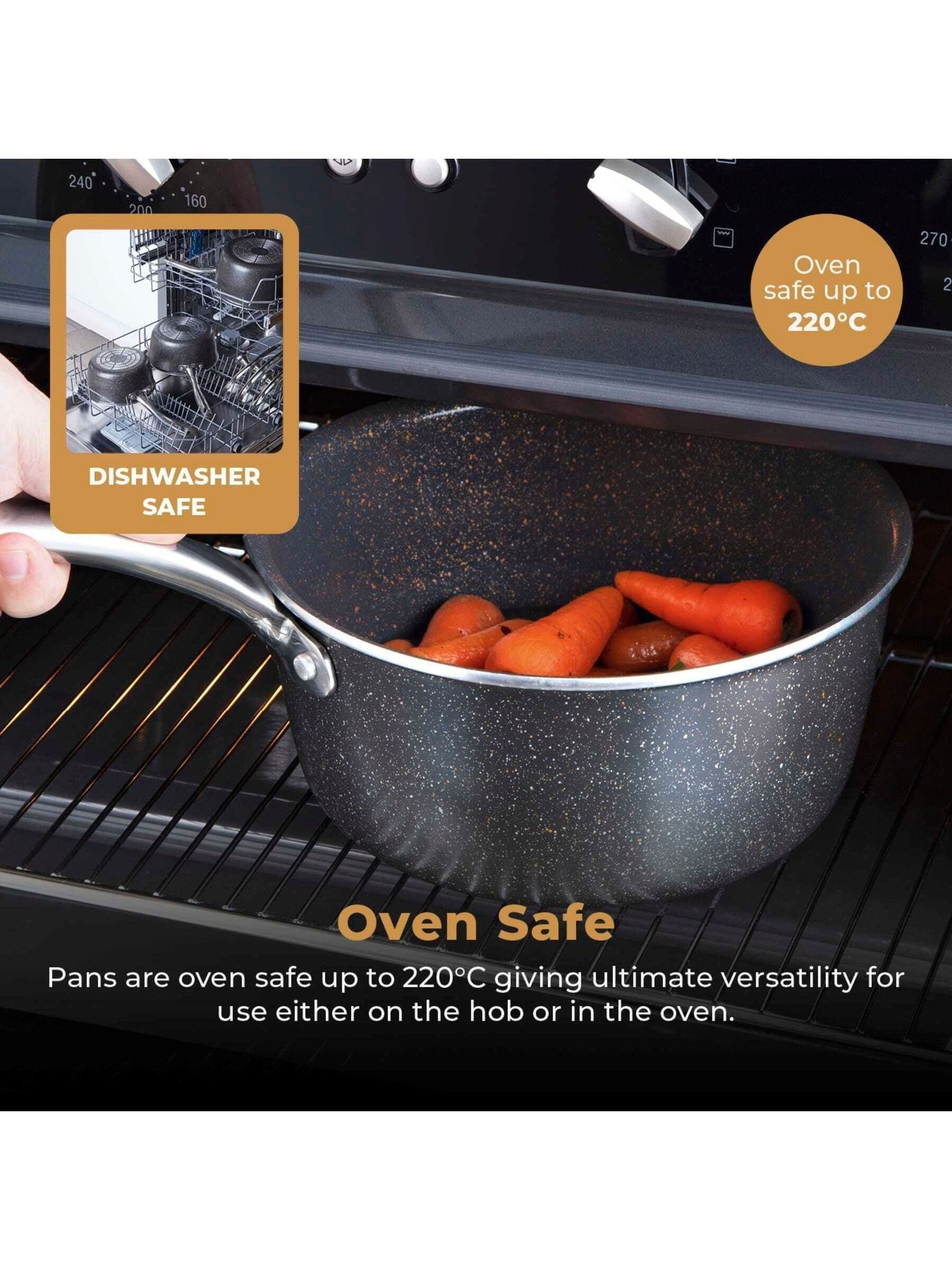 Tower Graphite Cerastone Pro 18cm saucepan (British brand)