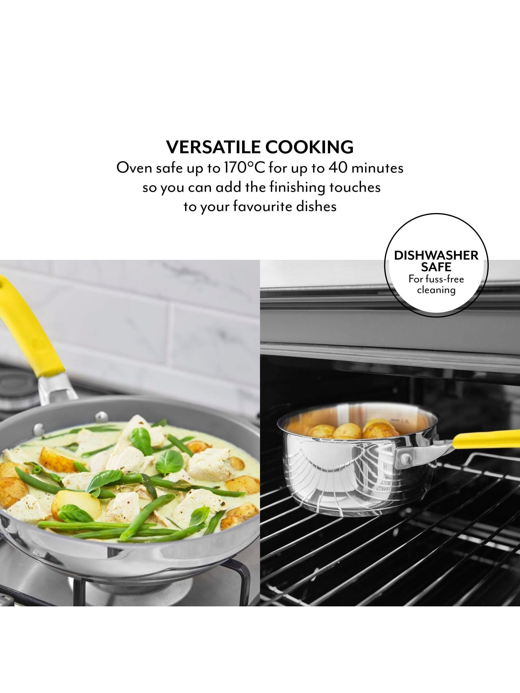Sur La Table Yellow Colour Me Happy 5 piece cookware set (British brand)