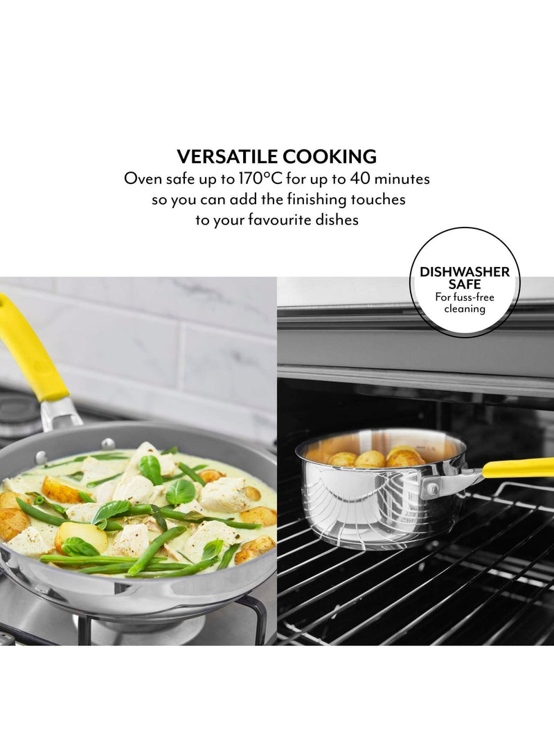 Sur La Table Yellow Colour Me Happy 5 piece cookware set (British brand)