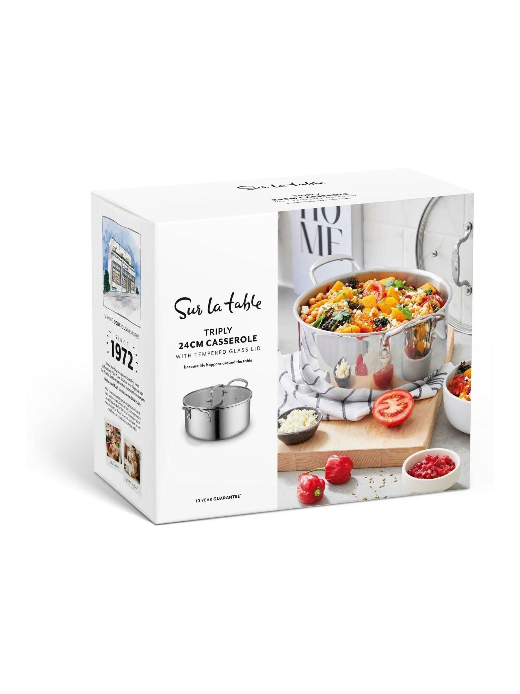 Sur La Table TriPly casserole pan 24cm, imported from the UK
