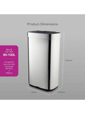 Swan kitchen sensor bin 80L (British brand)
