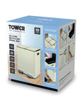 Tower Cream 40L Pedal Bin 2 x 20L