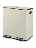 Tower Cream 40L Pedal Bin 2 x 20L