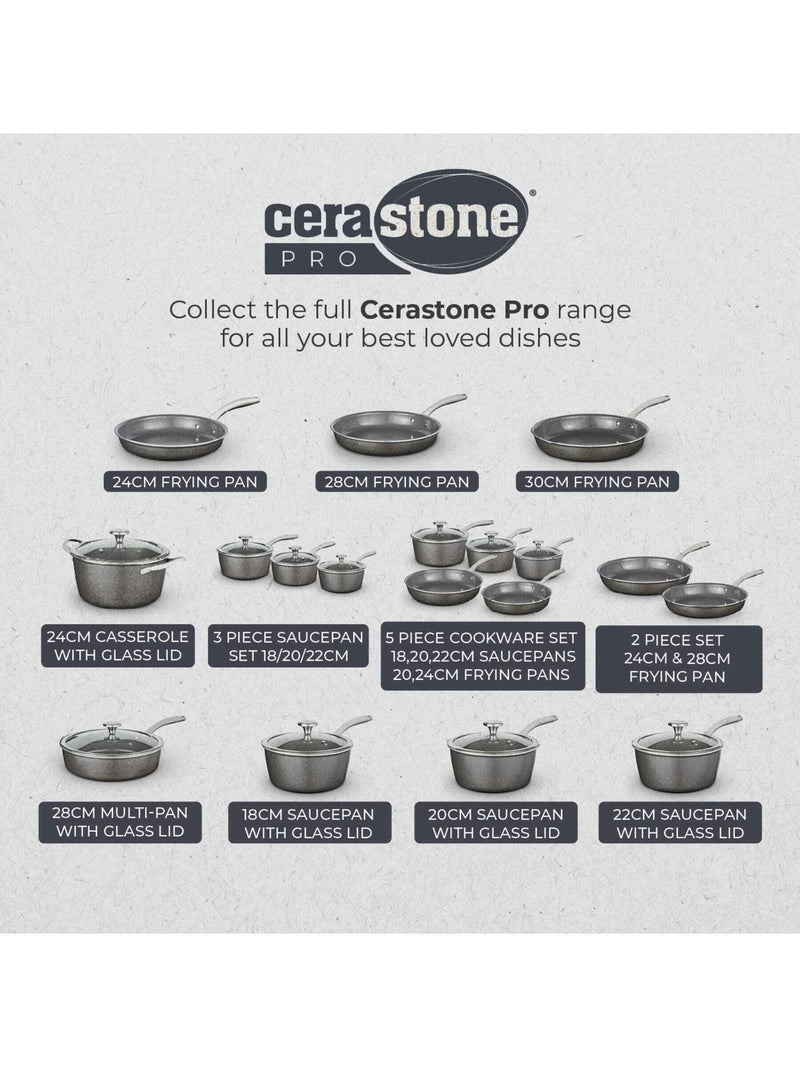 Tower Graphite Cerastone Pro 28cm frying pan (British brand)