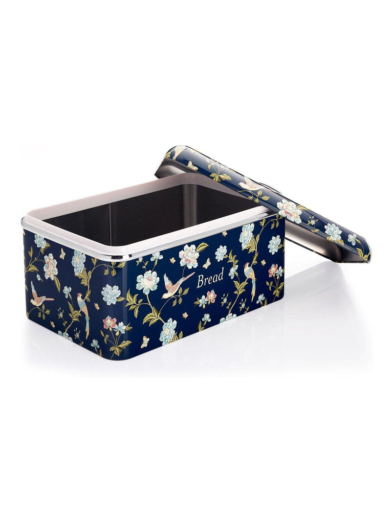 Laura Ashley Elveden Navy bread bin, imported from the UK