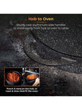 Tower Black 28cm Casserole Dish with Aluminium Lid