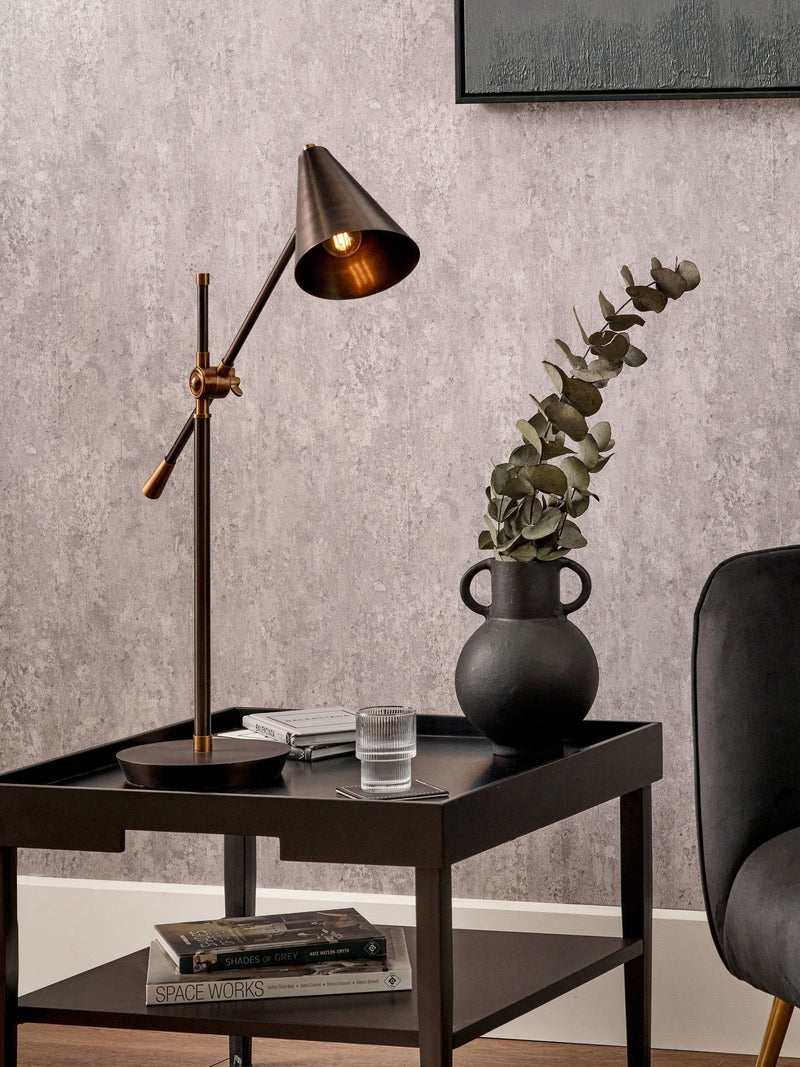 Pacific Bronze adjustable task table lamp, UK version