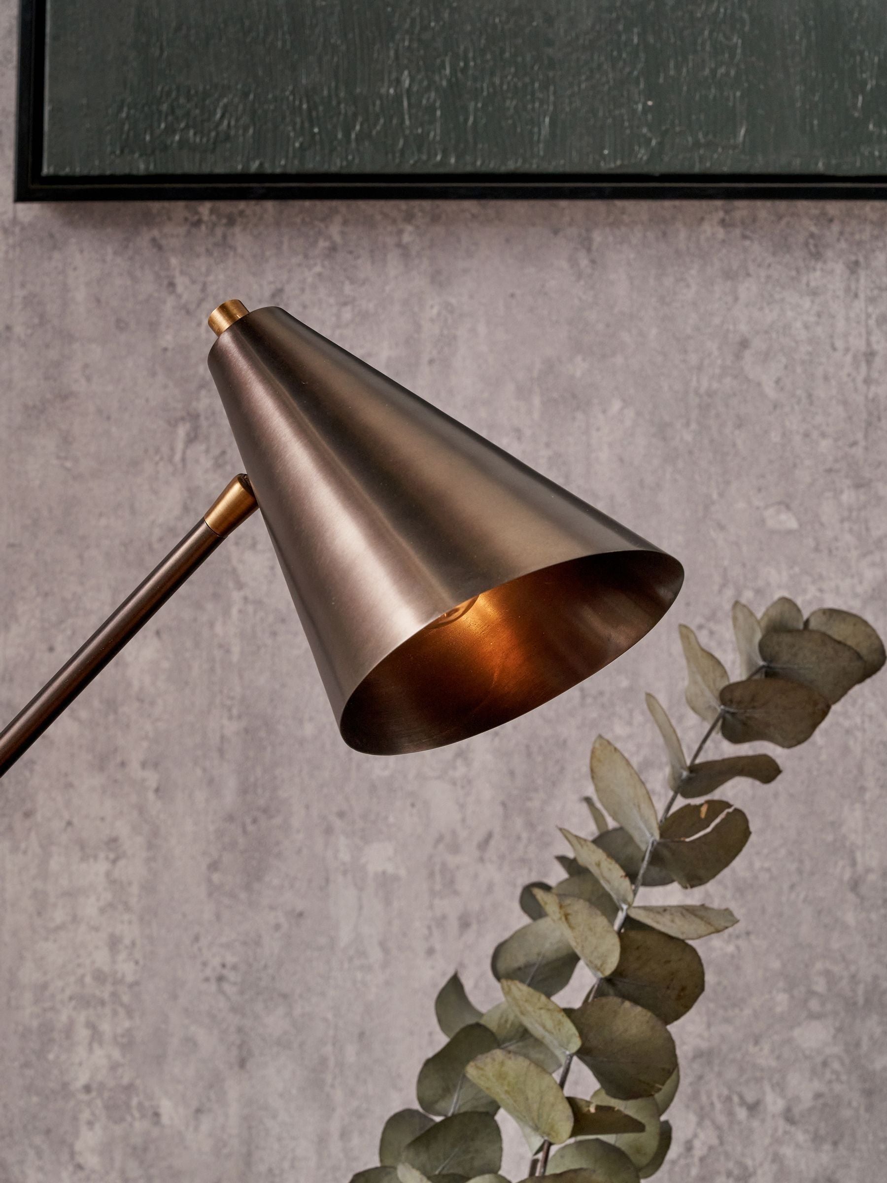 Pacific Bronze adjustable task table lamp, UK version