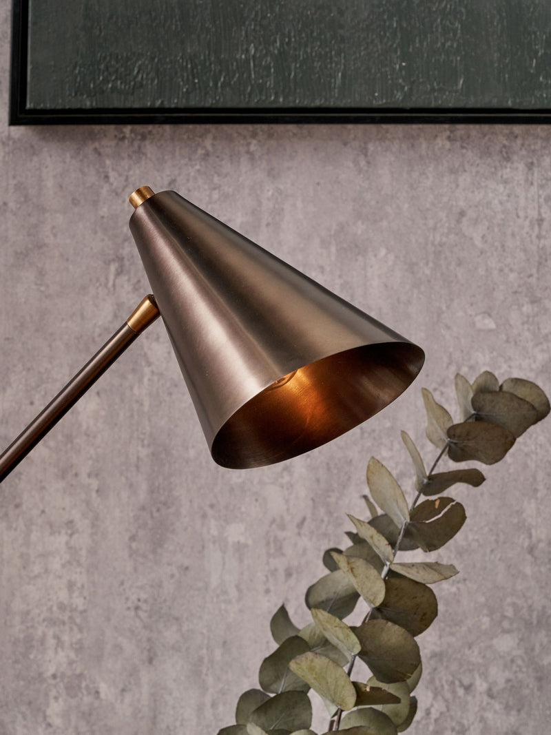 Pacific Bronze adjustable task table lamp, UK version
