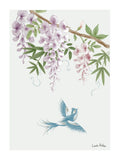 Laura Ashley White Rowsham Garden Medium Wall Art Frame, UK version