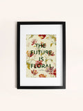 Laura Ashley Black Gosford Slogan Large Wall Art Frame, UK version