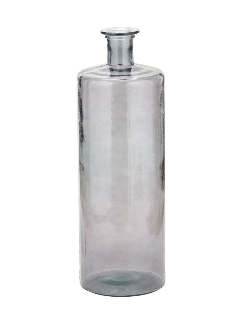 Pacific grey glass bottle decorative 75cm, UK version