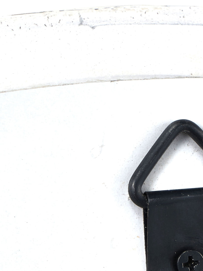 Round Mirror with white marble veneer, 80cm diameter, imported from the UK