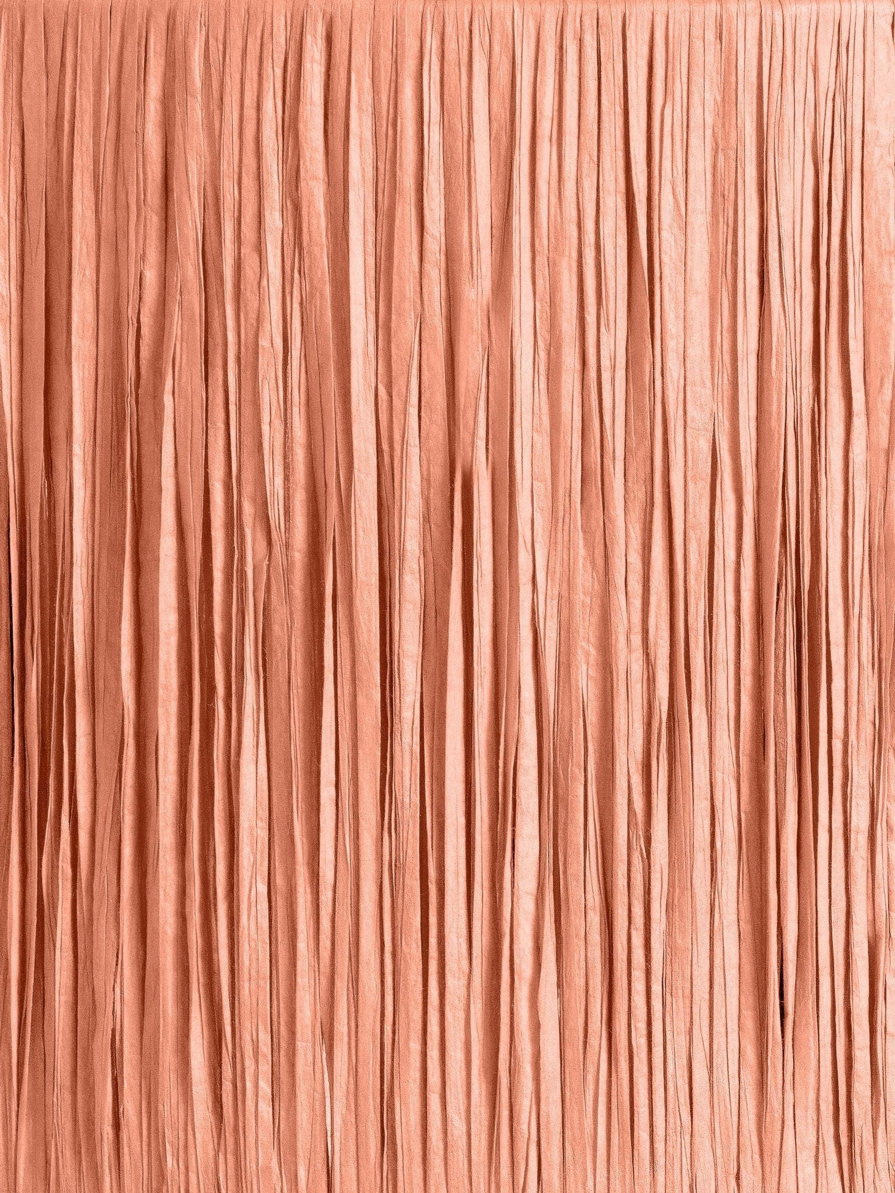 Pacific Apricot Tilia raffia cylinder ceiling light, imported from the UK