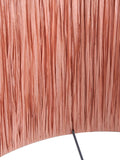 Pacific Apricot Tilia raffia cylinder ceiling light, imported from the UK
