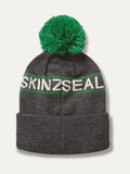 Sealskinz Grey Heacham waterproof cold weather bobble hat, imported from the UK