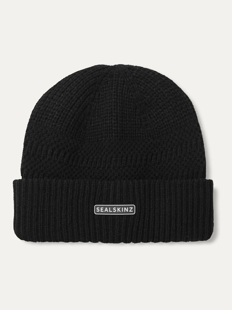 Sealskinz Black Gressenhall Waterproof Cold Weather Beanie