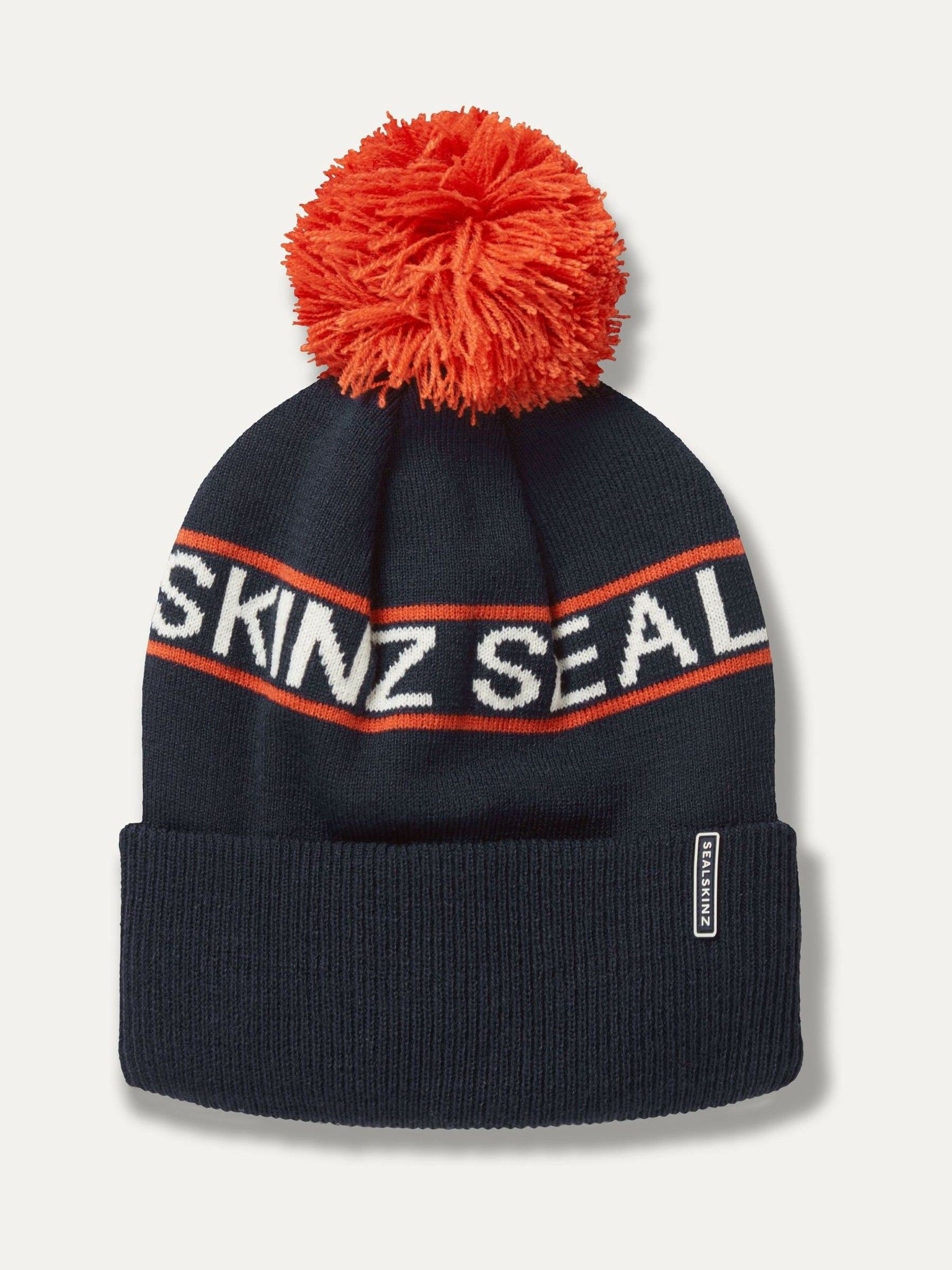 Sealskinz Blue Heacham Waterproof Cold Weather Icon Bobble Hat