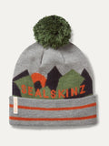 Sealskinz Grey Fersfield Waterproof Cold Weather Merino Bobble Hat