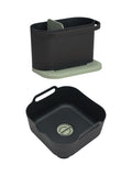 ReBorn sage green washing up bowl and sink tidy bundle, imported from the UK