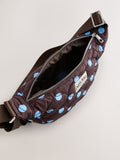 Blue/Brown Polka Dot Sling Bag