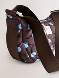 Blue/Brown Polka Dot Sling Bag