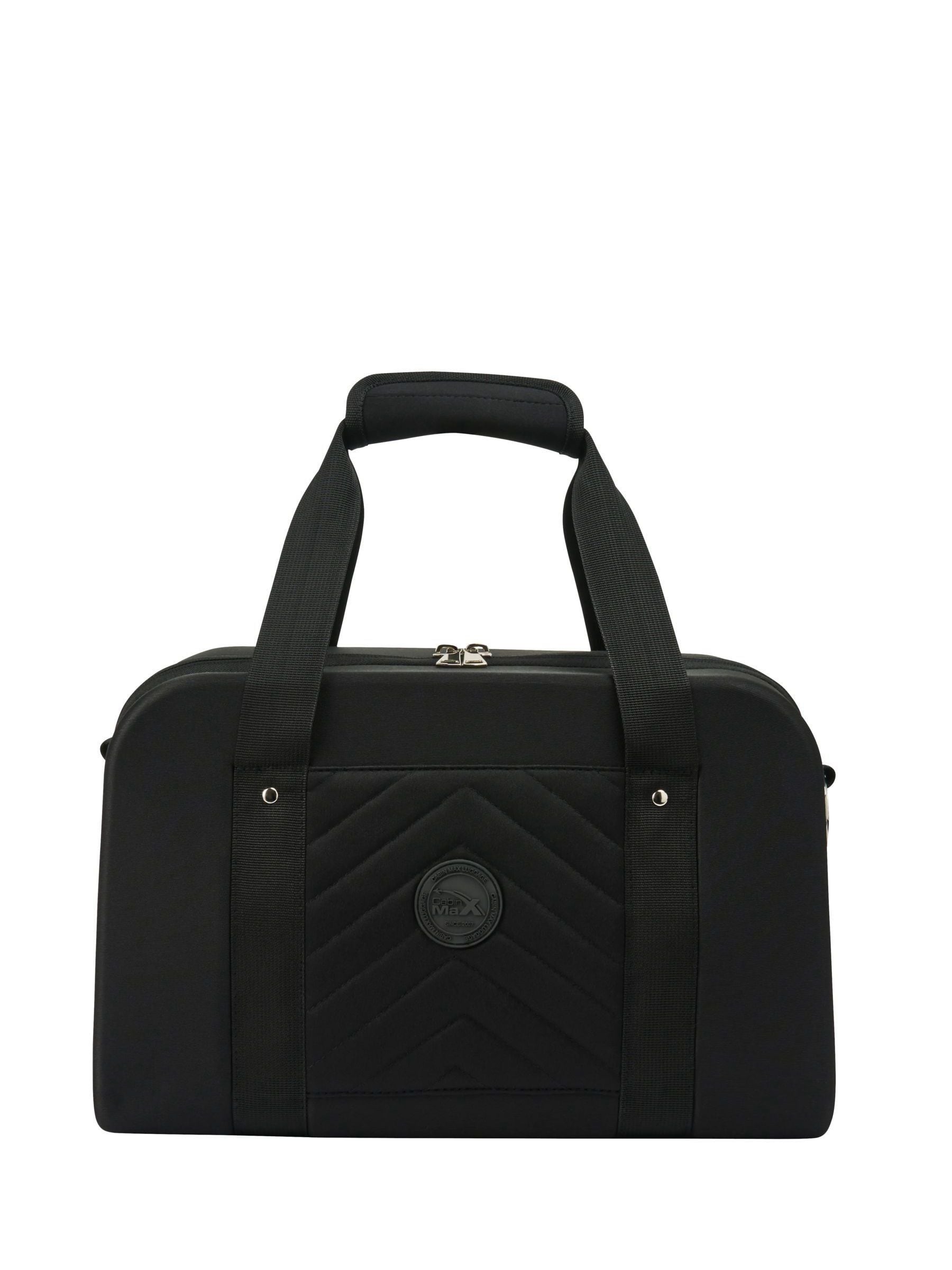 Cabin Max black Paxos 20L holdall with ShapeSafe, UK version