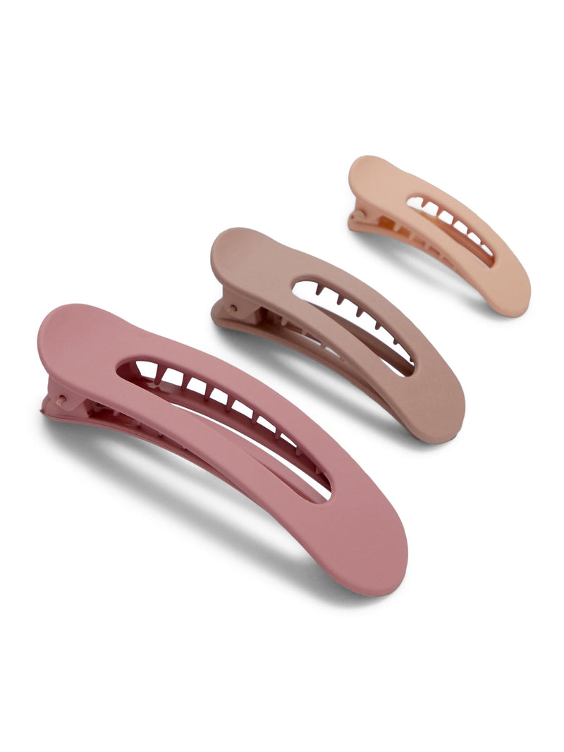 Kitsch flat lay claw clips terracotta 3 piece set (British brand)