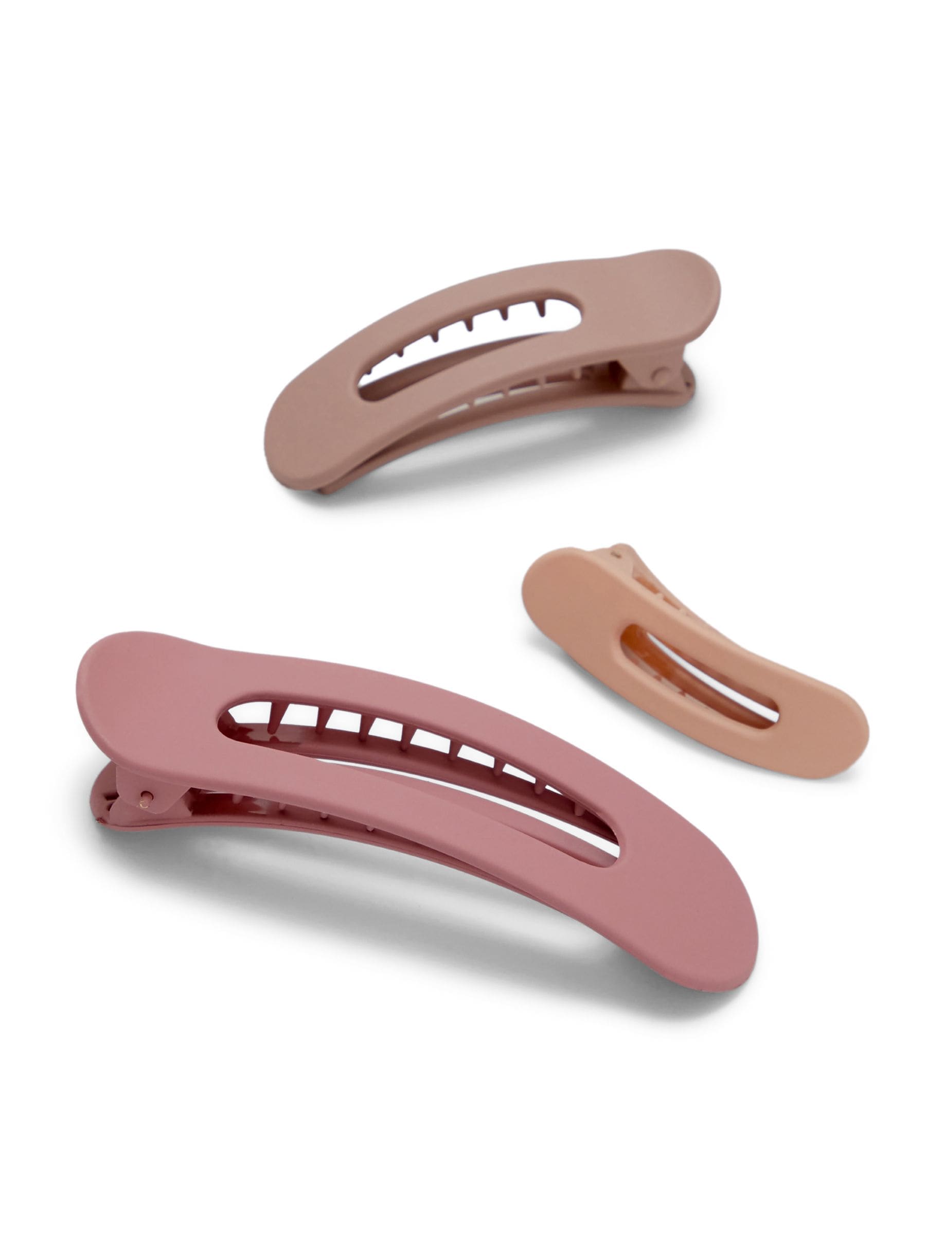 Kitsch flat lay claw clips terracotta 3 piece set (British brand)