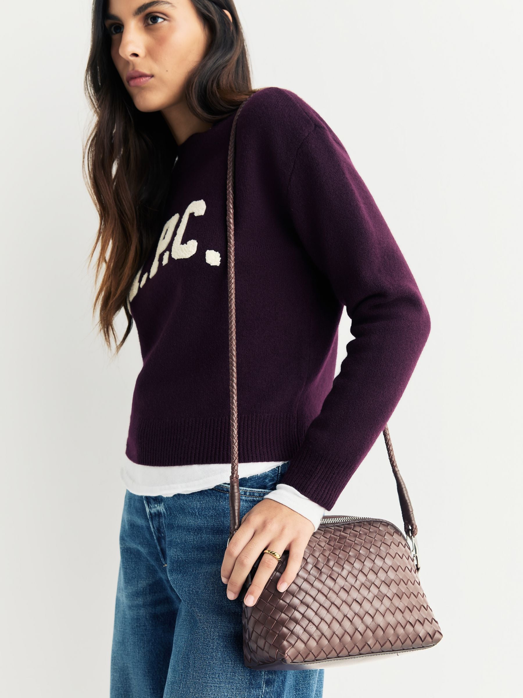 Dragon Diffusion Dark Brown Chunky Fellini Pochette Bag