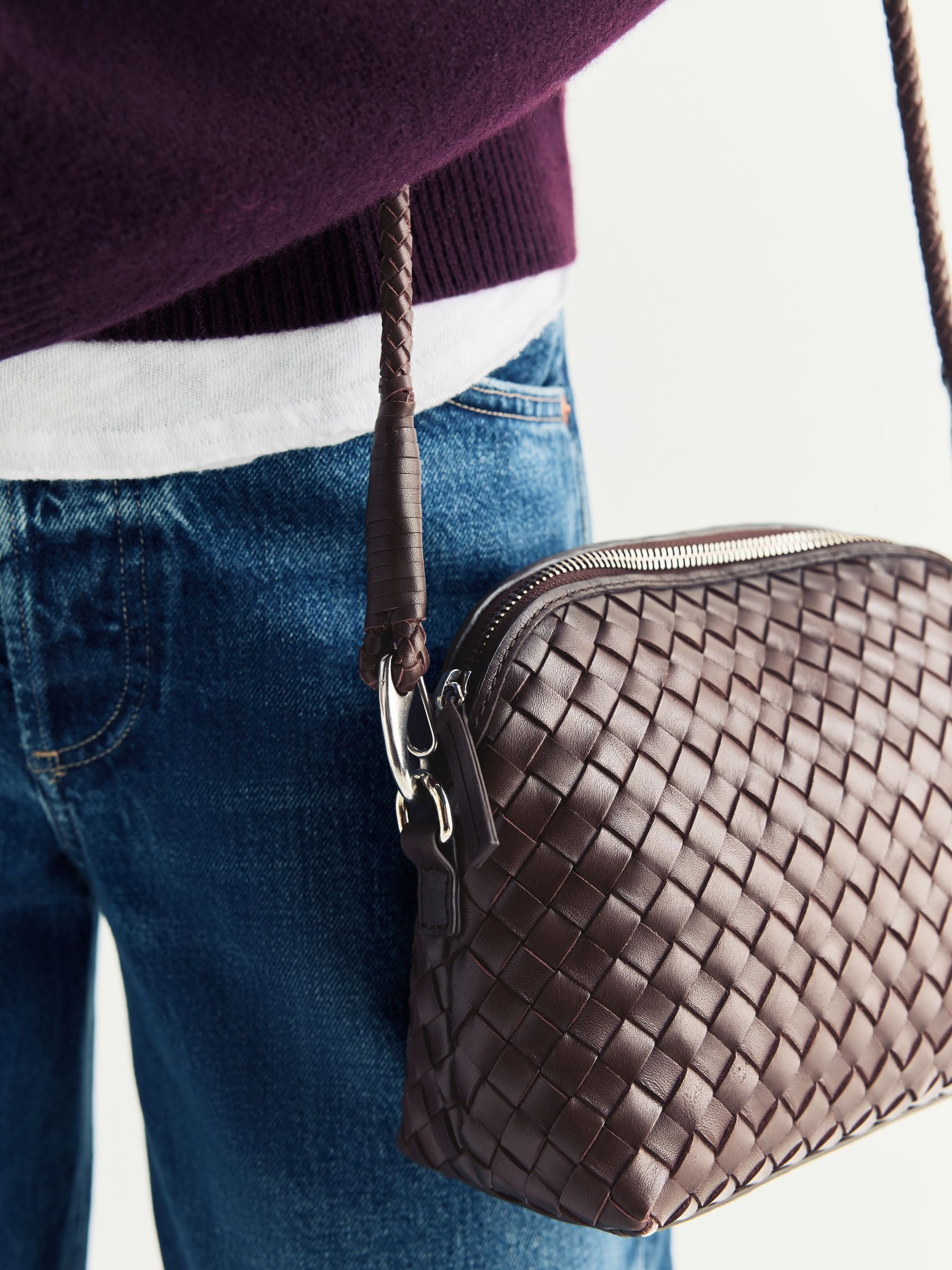 Dragon Diffusion Dark Brown Chunky Fellini Pochette Bag