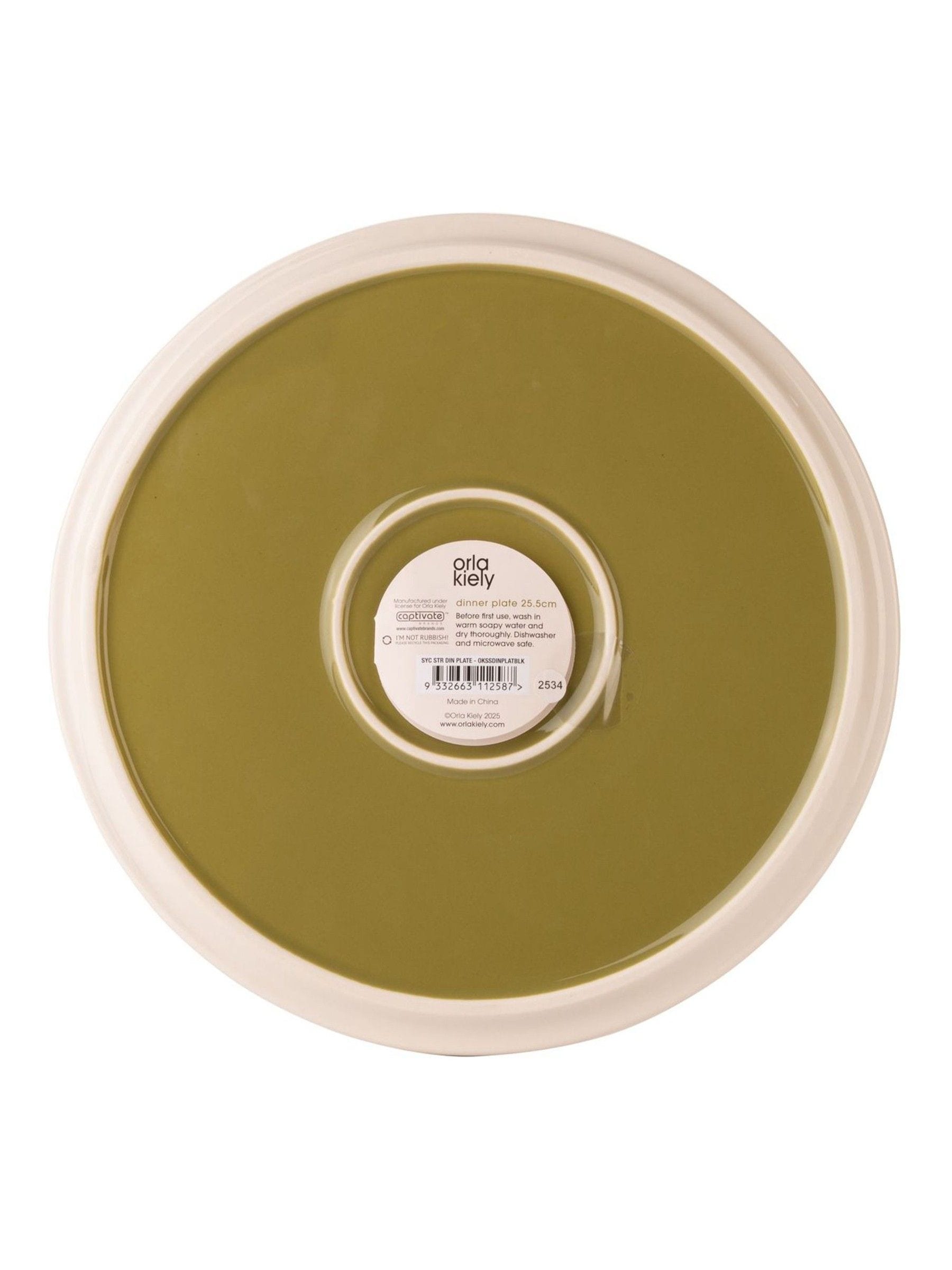 Orla Kiely Sycamore Stripe dinner plates set of 2 (British brand)
