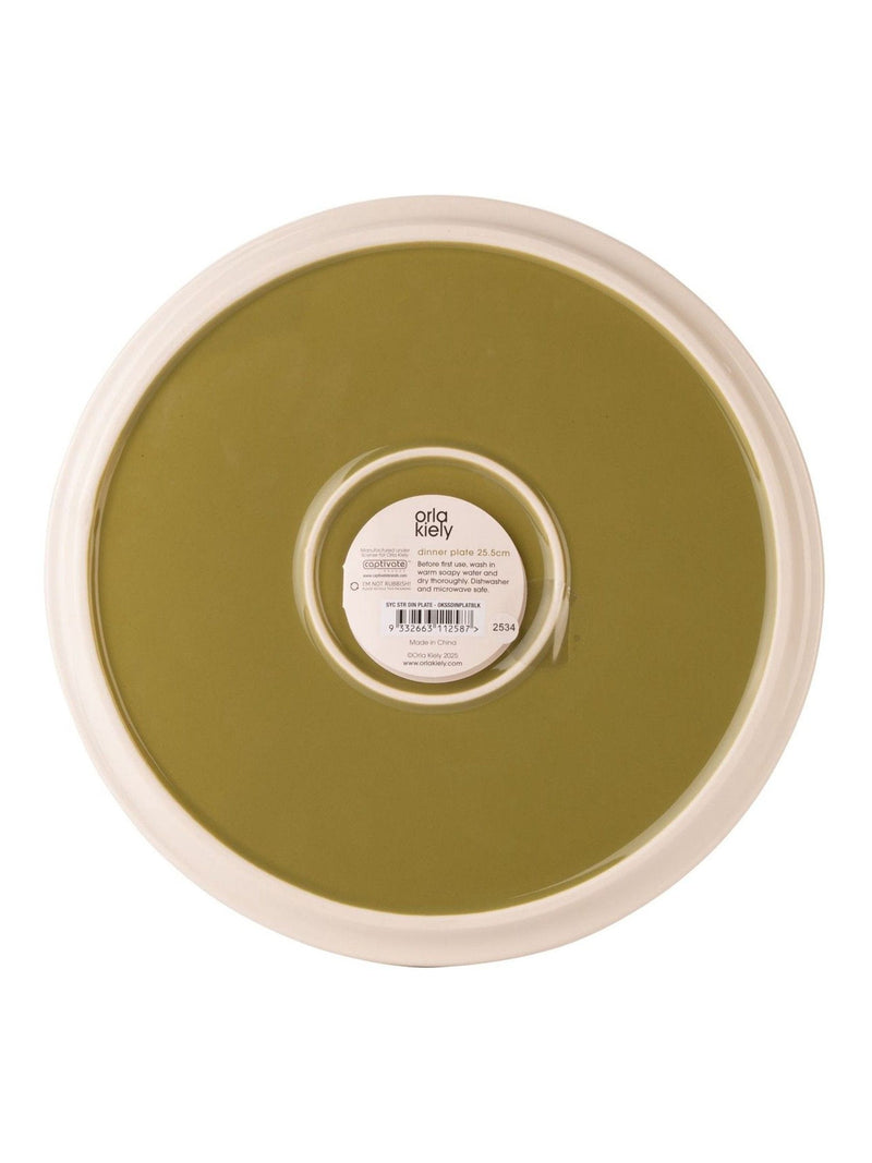 Orla Kiely Sycamore Stripe dinner plates set of 2 (British brand)