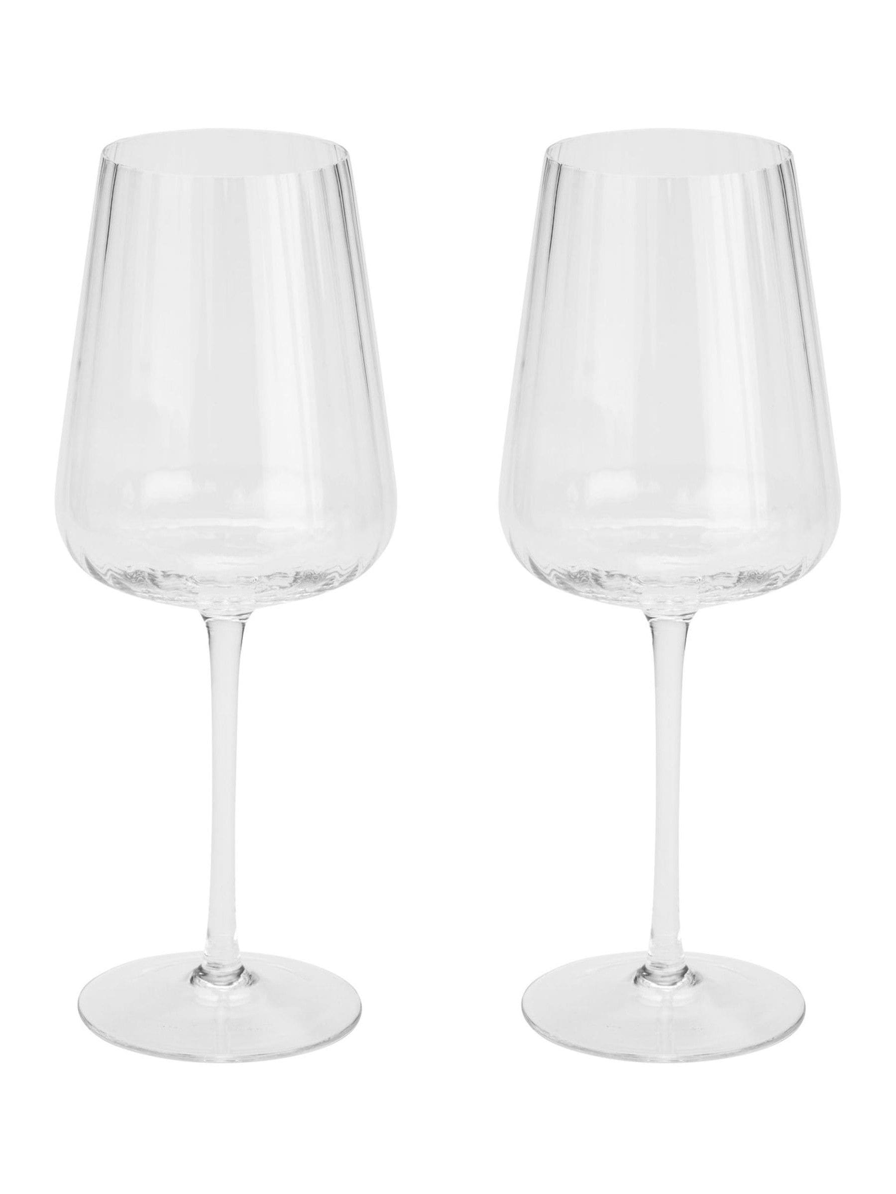 Style Sisters set of 4 clear wine glasses - British product