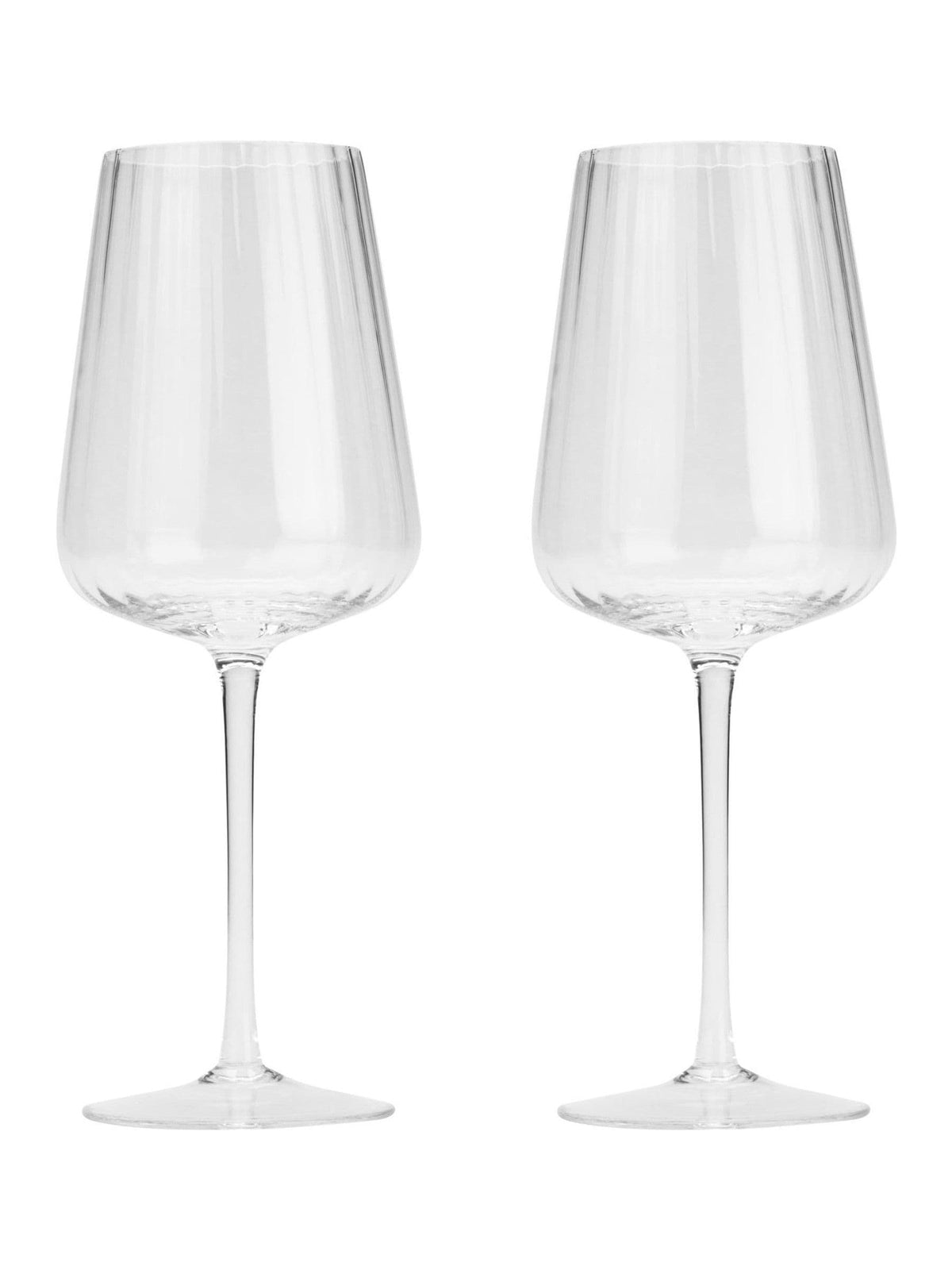 Style Sisters set of 4 clear wine glasses - British product