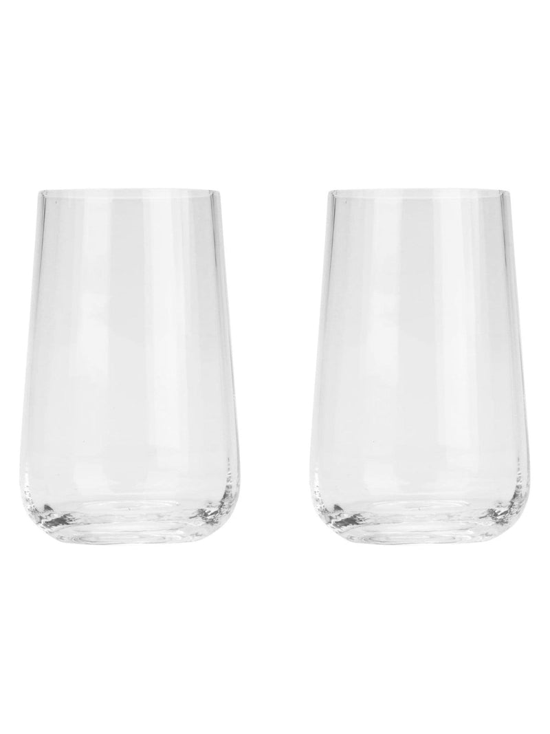 Style Sisters clear ribbed hi-ball glasses set of 4, UK version