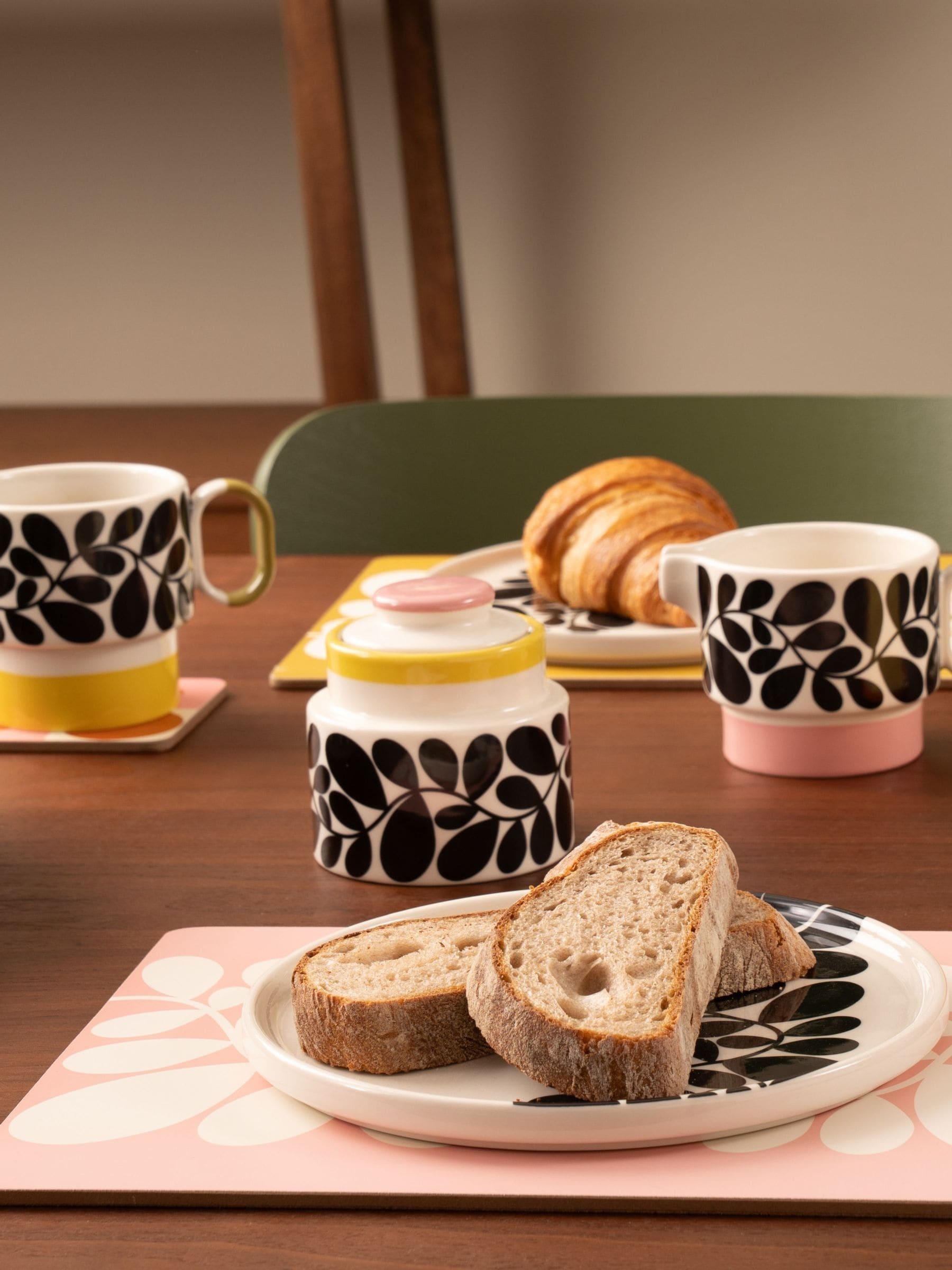 Orla Kiely Multi Sycamore Stripe sugar bowl 9.5cm, UK version