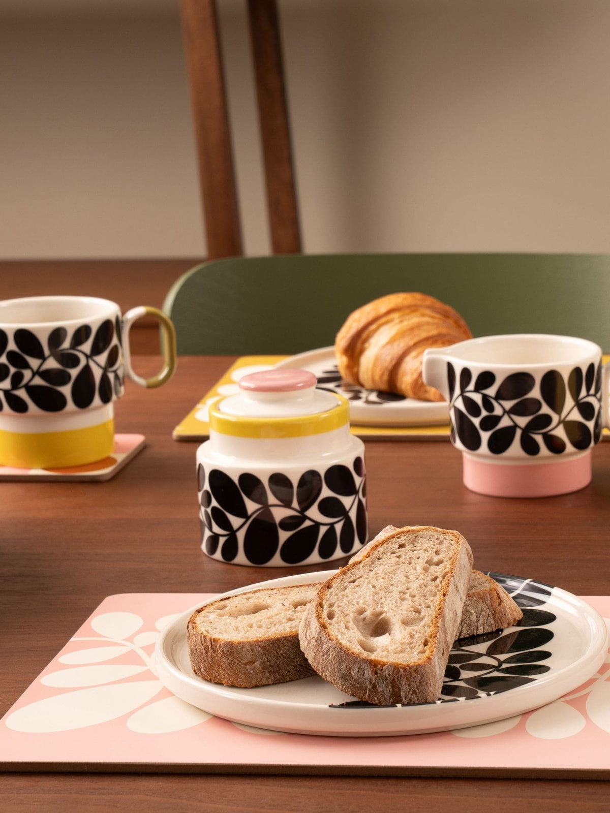 Orla Kiely Multi Sycamore Stripe sugar bowl 9.5cm, UK version