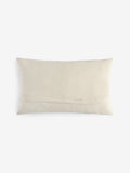 Orange floral cross stitch cushion 30x50cm (British brand)