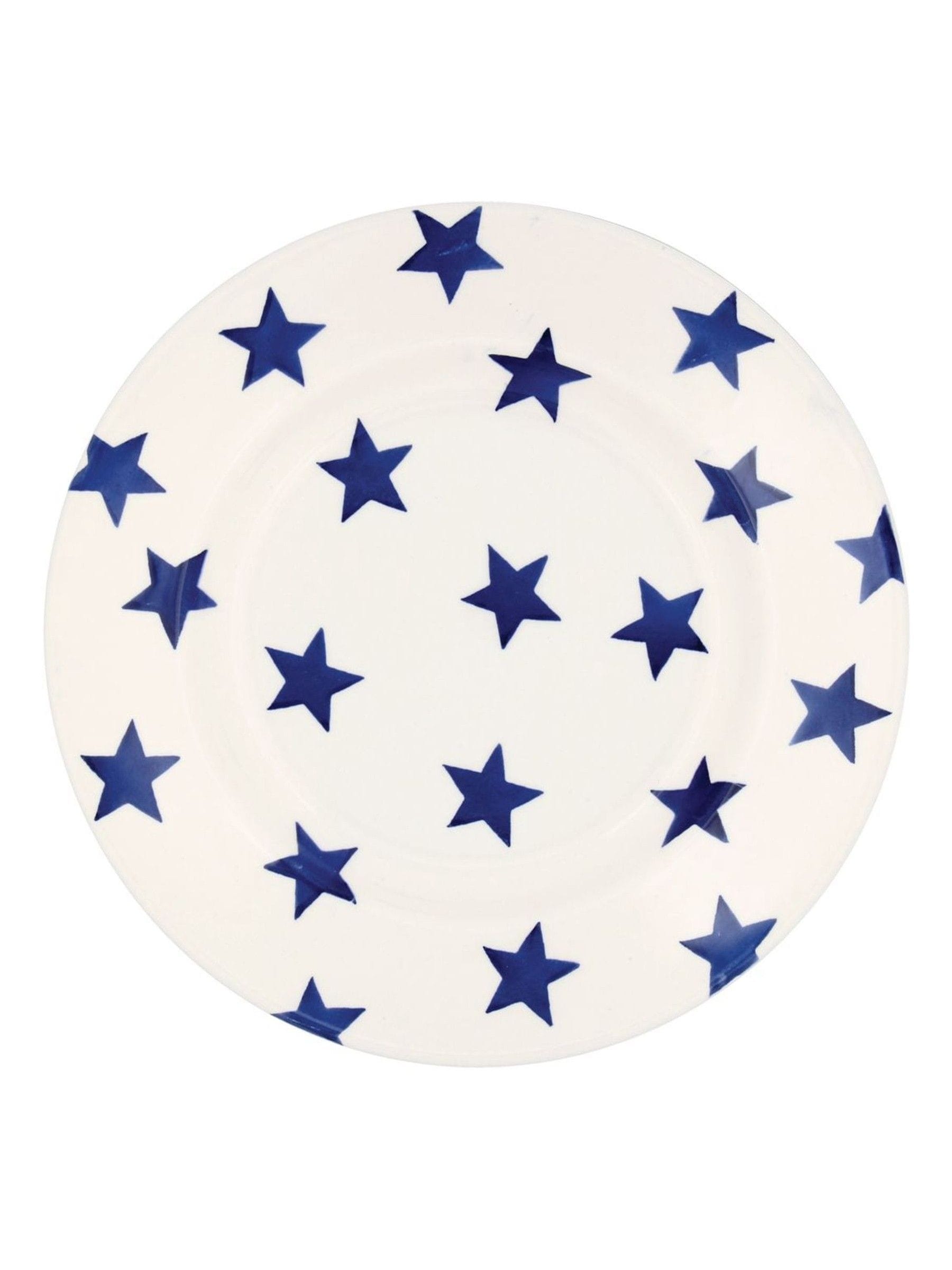 Emma Bridgewater cream blue star side plate 8.5 inch - British product