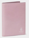 Osprey London purple leather Wentworth passport cover, imported from the UK