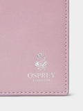 Osprey London purple leather Wentworth passport cover, imported from the UK